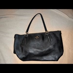Black Coach large tote